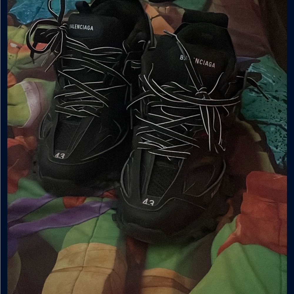 Balenciaga Track Sneakers | size 10|black|grey|white| Authentic Designer
